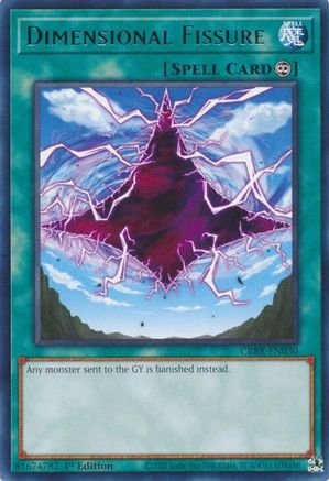 Dimensional Fissure (CRBR-EN030) - Crossover Breakers 1st Edition Crossover Breakers Yugioh Single Squirtle Squad Card Shop.