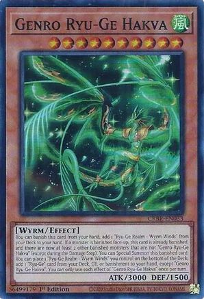 Genro Ryu-Ge Hakva (CRBR-EN033) - Crossover Breakers 1st Edition Crossover Breakers Yugioh Single Squirtle Squad Card Shop.