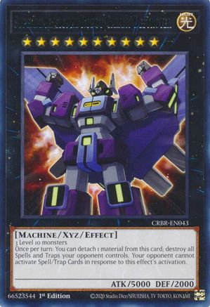 Superdimensional Robot Galaxy Destroyer (CRBR-EN043) - Crossover Breakers 1st Edition Crossover Breakers Yugioh Single Squirtle Squad Card Shop.