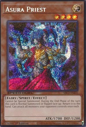 Asura Priest (PSR) (SBC2-ENI05) - Speed Duel: Battle City Finals 1st Edition Speed Duel: Battle City Finals Yugioh Single Squirtle Squad Card Shop.