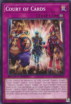 Court of Cards (SBC2-ENA19) - Speed Duel: Battle City Finals 1st Edition Speed Duel: Battle City Finals Yugioh Single Squirtle Squad Card Shop.