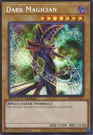 Dark Magician (PSR) (SBC2-ENA12) - Speed Duel: Battle City Finals 1st Edition Speed Duel: Battle City Finals Yugioh Single Squirtle Squad Card Shop.