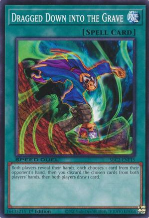 Dragged Down into the Grave (SBC2-ENF15) - Speed Duel: Battle City Finals 1st Edition Speed Duel: Battle City Finals Yugioh Single Squirtle Squad Card Shop.