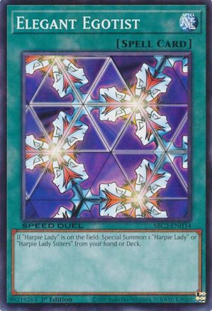 Elegant Egotist (SBC2-ENH14) - Speed Duel: Battle City Finals 1st Edition Speed Duel: Battle City Finals Yugioh Single Squirtle Squad Card Shop.