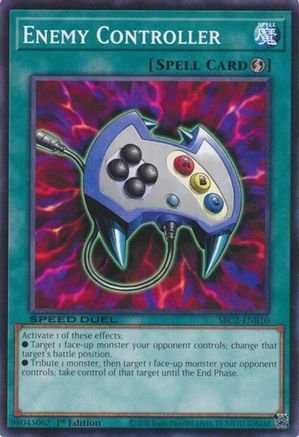 Enemy Controller (SBC2-ENB10) - Speed Duel: Battle City Finals 1st Edition Speed Duel: Battle City Finals Yugioh Single Squirtle Squad Card Shop.