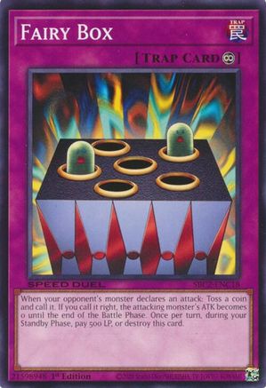 Fairy Box (SBC2-ENC18) - Speed Duel: Battle City Finals 1st Edition Speed Duel: Battle City Finals Yugioh Single Squirtle Squad Card Shop.