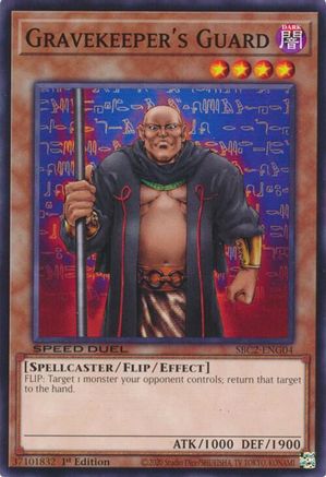 Gravekeeper's Guard (SBC2-ENG04) - Speed Duel: Battle City Finals 1st Edition Speed Duel: Battle City Finals Yugioh Single Squirtle Squad Card Shop.
