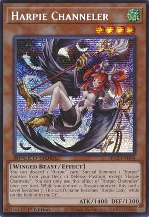 Harpie Channeler (PSR) (SBC2-ENH04) - Speed Duel: Battle City Finals 1st Edition Speed Duel: Battle City Finals Yugioh Single Squirtle Squad Card Shop.