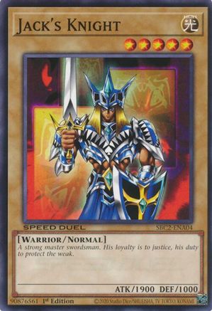 Jack's Knight (SBC2-ENA04) - Speed Duel: Battle City Finals 1st Edition Speed Duel: Battle City Finals Yugioh Single Squirtle Squad Card Shop.