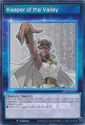Keeper of the Valley (SBC2-ENS14) - Speed Duel: Battle City Finals 1st Edition Speed Duel: Battle City Finals Yugioh Single Squirtle Squad Card Shop.