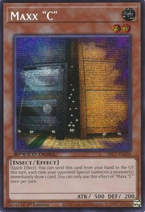 Maxx "C" (PSR) (SBC2-ENI28) - Speed Duel: Battle City Finals 1st Edition Speed Duel: Battle City Finals Yugioh Single Squirtle Squad Card Shop.