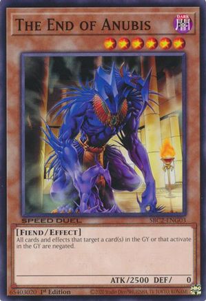 The End of Anubis (SBC2-ENG03) - Speed Duel: Battle City Finals 1st Edition Speed Duel: Battle City Finals Yugioh Single Squirtle Squad Card Shop.