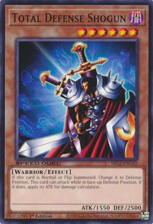 Total Defense Shogun (SBC2-ENC02) - Speed Duel: Battle City Finals 1st Edition Speed Duel: Battle City Finals Yugioh Single Squirtle Squad Card Shop.