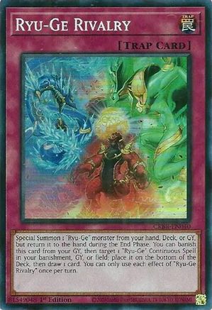 Ryu-Ge Rivalry (SR) (CRBR-EN040) - Crossover Breakers 1st Edition Crossover Breakers Yugioh Single Squirtle Squad Card Shop.