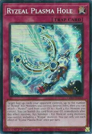 Ryzeal Plasma Hole (SR) (CRBR-EN010) - Crossover Breakers 1st Edition Crossover Breakers Yugioh Single Squirtle Squad Card Shop.