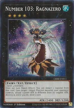 Number 103: Ragnazero (SR) (CRBR-EN011) - Crossover Breakers 1st Edition Crossover Breakers Yugioh Single Squirtle Squad Card Shop.