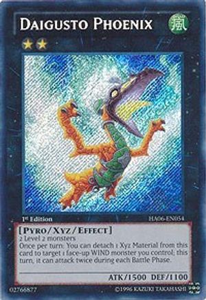 Daigusto Phoenix (HA06-EN054) - Hidden Arsenal 6: Omega Xyz 1st Edition Hidden Arsenal 6: Omega Xyz Yugioh Single Squirtle Squad Card Shop.
