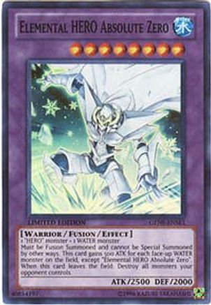 Elemental HERO Absolute Zero (GENF-ENSE1) - Generation Force Limited Generation Force Yugioh Single Squirtle Squad Card Shop.