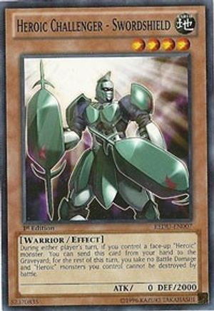 Heroic Challenger - Swordshield (REDU-EN007) - Return of the Duelist Unlimited Return of the Duelist Yugioh Single Squirtle Squad Card Shop.