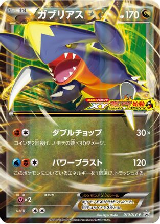 Garchomp EX - 010/XY-P (010/XY-P) - XYP XY Promos Holofoil XY-P: XY Promos Pokemon Japanese Single Squirtle Squad Card Shop.