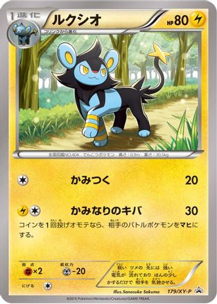 Luxio - 179/XY-P (179/XY-P) - XYP XY Promos XY-P: XY Promos Pokemon Japanese Single Squirtle Squad Card Shop.