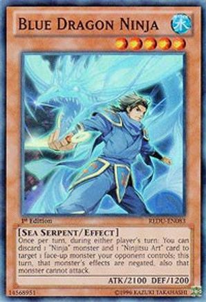 Blue Dragon Ninja (REDU-EN083) - Return of the Duelist Unlimited Return of the Duelist Yugioh Single Squirtle Squad Card Shop.