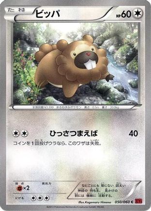 Bidoof (050/060) - XYBy Collection Y Unlimited XY-By: Collection Y Pokemon Japanese Single Squirtle Squad Card Shop.