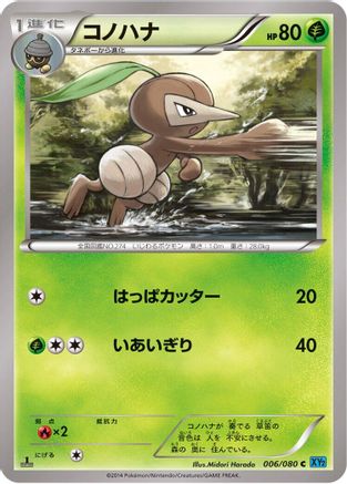 Nuzleaf (006/080) - XY2 Wild Blaze Unlimited XY2: Wild Blaze Pokemon Japanese Single Squirtle Squad Card Shop.