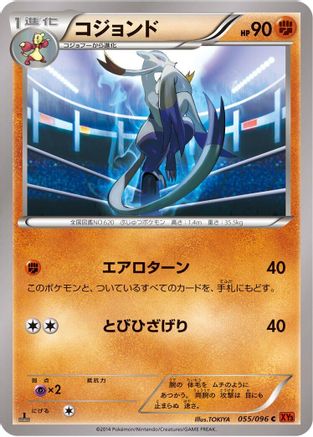 Mienshao (055/096) - XY3 Rising Fist 1st Edition XY3: Rising Fist Pokemon Japanese Single Squirtle Squad Card Shop.