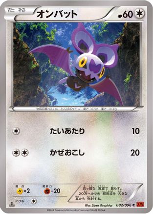 Noibat (082/096) - XY3 Rising Fist 1st Edition XY3: Rising Fist Pokemon Japanese Single Squirtle Squad Card Shop.