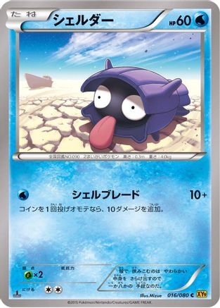 Shellder (016/080) - XY9 Rage of the Broken Heavens 1st Edition XY9: Rage of the Broken Heavens Pokemon Japanese Single Squirtle Squad Card Shop.