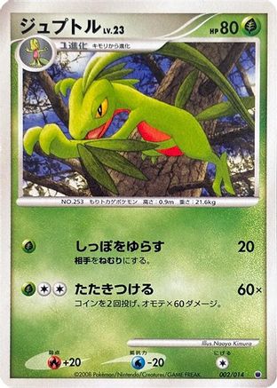 Grovyle (002/014) - Giratina vs Dialga Deck Kit Giratina Unlimited Giratina vs Dialga Deck Kit (Giratina) Pokemon Japanese Single Squirtle Squad Card Shop.