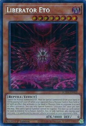 Liberator Eto (SUDA-EN023) - Supreme Darkness 1st Edition Supreme Darkness Yugioh Single Squirtle Squad Card Shop.