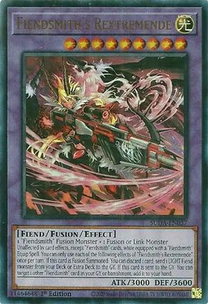 Fiendsmith's Rextremende (SUDA-EN037) - Supreme Darkness 1st Edition Supreme Darkness Yugioh Single Squirtle Squad Card Shop.