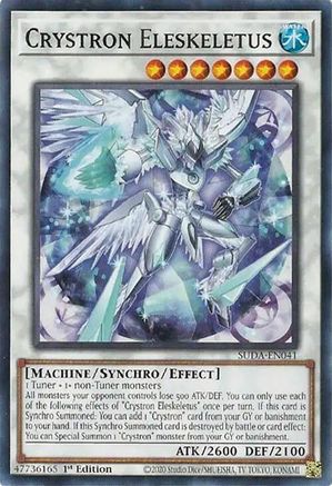 Crystron Eleskeletus (SUDA-EN041) - Supreme Darkness 1st Edition Supreme Darkness Yugioh Single Squirtle Squad Card Shop.