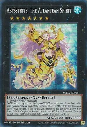 Abysstrite, the Atlantean Spirit (SUDA-EN046) - Supreme Darkness 1st Edition Supreme Darkness Yugioh Single Squirtle Squad Card Shop.