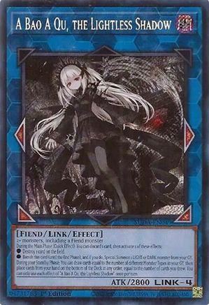 A Bao A Qu, the Lightless Shadow (SUDA-EN049) - Supreme Darkness 1st Edition Supreme Darkness Yugioh Single Squirtle Squad Card Shop.