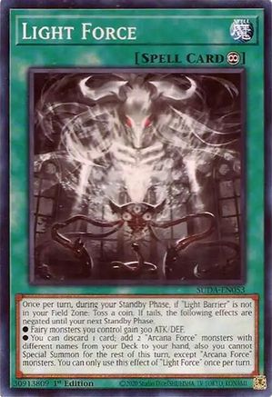 Light Force (SUDA-EN053) - Supreme Darkness 1st Edition Supreme Darkness Yugioh Single Squirtle Squad Card Shop.