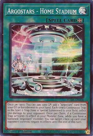 Argostars - Home Stadium (SUDA-EN058) - Supreme Darkness 1st Edition Supreme Darkness Yugioh Single Squirtle Squad Card Shop.