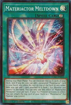 Materiactor Meltdown (SUDA-EN059) - Supreme Darkness 1st Edition Supreme Darkness Yugioh Single Squirtle Squad Card Shop.