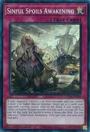 Sinful Spoils Awakening (SUDA-EN069) - Supreme Darkness 1st Edition Supreme Darkness Yugioh Single Squirtle Squad Card Shop.