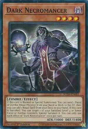 Dark Necromancer (SUDA-EN081) - Supreme Darkness 1st Edition Supreme Darkness Yugioh Single Squirtle Squad Card Shop.