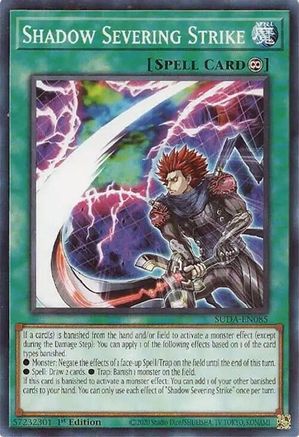 Shadow Severing Strike (SUDA-EN085) - Supreme Darkness 1st Edition Supreme Darkness Yugioh Single Squirtle Squad Card Shop.