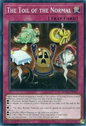 The Toil of the Normal (SUDA-EN089) - Supreme Darkness 1st Edition Supreme Darkness Yugioh Single Squirtle Squad Card Shop.