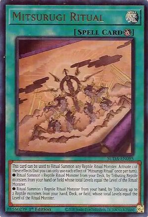 Mitsurugi Ritual (SUDA-EN095) - Supreme Darkness 1st Edition Supreme Darkness Yugioh Single Squirtle Squad Card Shop.