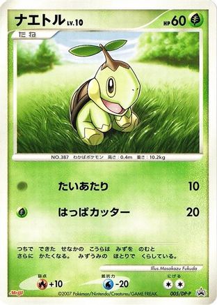 Turtwig - 005/DP-P (005/DP-P) - DPP Promotional cards DP-P Promotional cards Pokemon Japanese Single Squirtle Squad Card Shop.