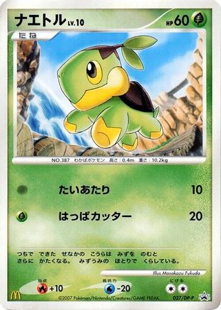 Turtwig - 027/DP-P (027/DP-P) - DPP Promotional cards DP-P Promotional cards Pokemon Japanese Single Squirtle Squad Card Shop.