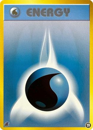 Basic Water Energy - 19 (19) - Intro Pack Neo Totodile Intro Pack Neo (Totodile) Pokemon Japanese Single Squirtle Squad Card Shop.