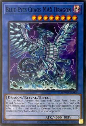 Blue-Eyes Chaos MAX Dragon (Unlimited Misprint) (SDWD-EN009) - Structure Deck: Blue-Eyes White Destiny Unlimited Structure Deck: Blue-Eyes White Destiny Yugioh Single Squirtle Squad Card Shop.