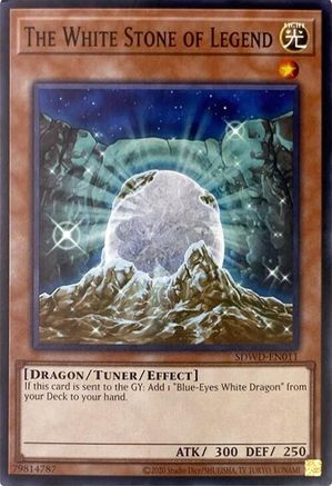 The White Stone of Legend (Unlimited Misprint) (SDWD-EN011) - Structure Deck: Blue-Eyes White Destiny Unlimited Structure Deck: Blue-Eyes White Destiny Yugioh Single Squirtle Squad Card Shop.